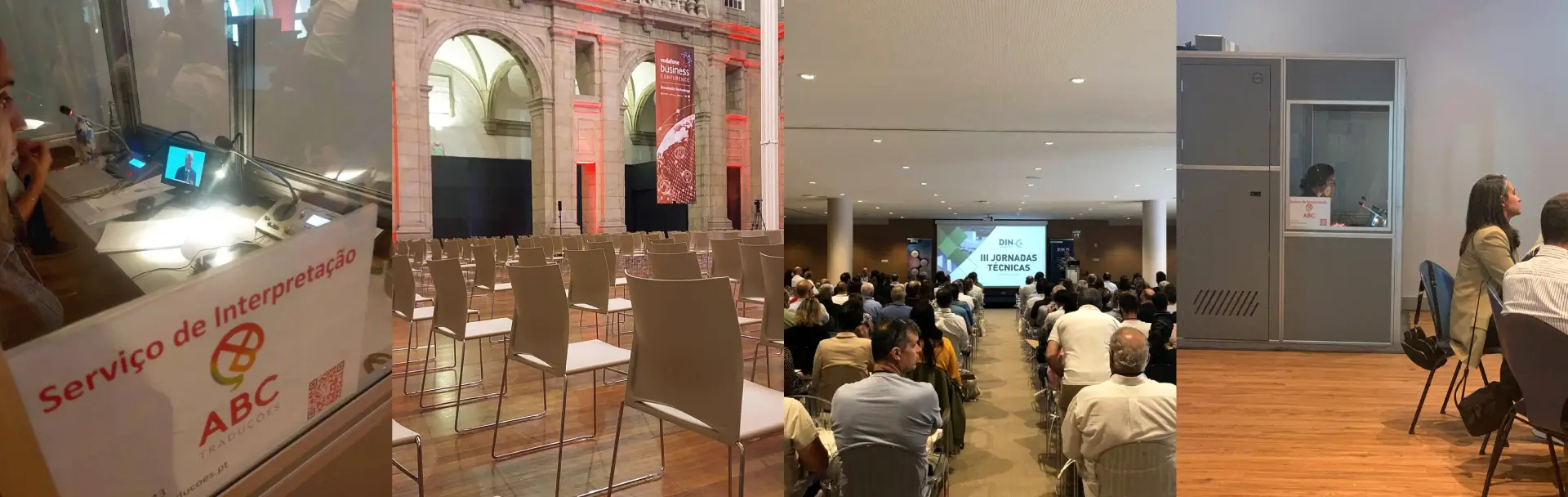 Serviços Profissionais de Interpretação - Clareza e precisão para eventos, reuniões e conferências.